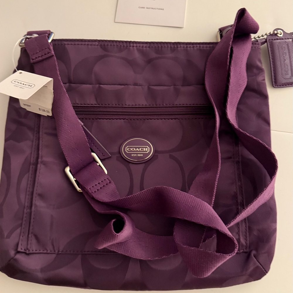 New Coach Signature Amethyst bag - Picture 6 of 8